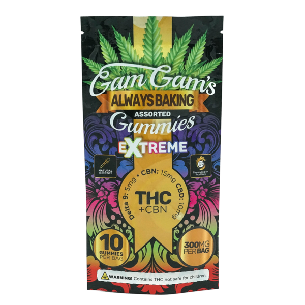 Gam Gam's Assorted Flavors Edibles 10pk MN Compliant