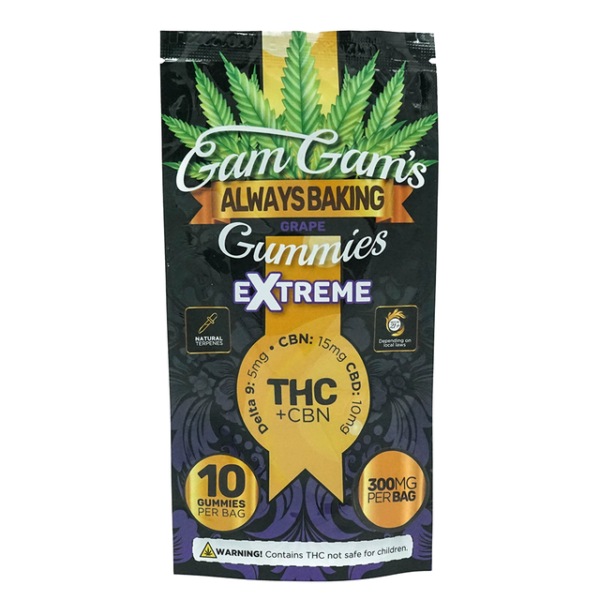 Gam Gam's Grape Edibles 10pk MN Compliant