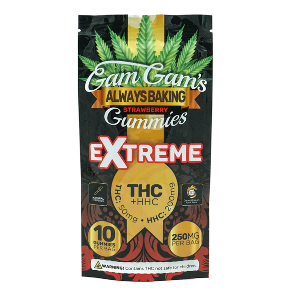 Gam's Strawberry Edibles 10pk