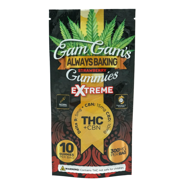 Gam Gam's Strawberry Edibles 10pk MN Compliant