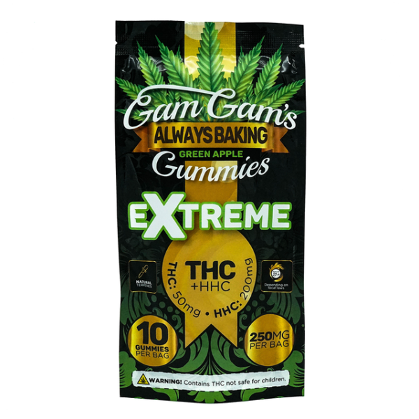 Gam's Green Apple Edibles 10pk